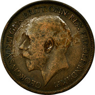 Monnaie, Grande-Bretagne, George V, 1/2 Penny, 1917, TB, Bronze, KM:809 - C. 1/2 Penny