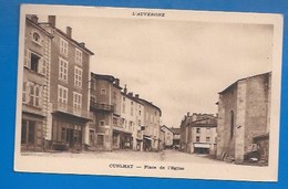 63 - CUNLHAT - PLACE DE L'ÉGLISE - Cunlhat