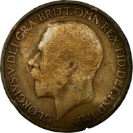 Monnaie, Grande-Bretagne, George V, 1/2 Penny, 1911, B+, Bronze, KM:809 - C. 1/2 Penny