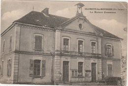 BEAUMOTTE LES MONTBOZON   70  HAUTE SAONE   CPA  LA MAISON COMMUNE - Otros & Sin Clasificación