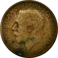 Monnaie, Grande-Bretagne, George V, 1/2 Penny, 1914, B+, Bronze, KM:809 - C. 1/2 Penny