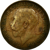 Monnaie, Grande-Bretagne, George V, 1/2 Penny, 1912, B+, Bronze, KM:809 - C. 1/2 Penny