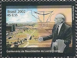 BRAZIL - BIRTH CENTENARY OF LÚCIO COSTA (1902-1998), BRAZILIAN ARCHITECT 2002 - MNH - Ungebraucht