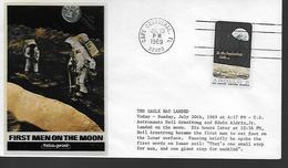 USA  FDC  1969 Apollo 8 Lune - North  America