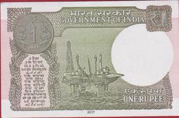 1 One Rupee India Inde 2017 Bankbiljet Banknote Billet (In Very Good Condition) - Inde