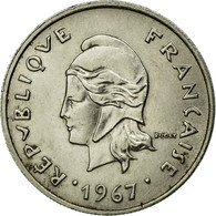 Monnaie, French Polynesia, 10 Francs, 1967, TTB, Nickel, KM:5 - Französisch-Polynesien