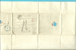Brief Stempel EGHEZEE (type 18) Met Stempel SR Naar BRUXELLES 24/2/1945 - 1830-1849 (Belgique Indépendante)