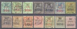 Zanzibar: Yvert N° 17/31°; Sauf 27 ° - Used Stamps