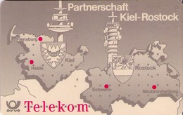 TARJETA TELEFONICA DE ALEMANIA. Asociación Kiel - Rostock. A44 12.91 (412) - A + AD-Series : Werbekarten Der Dt. Telekom AG