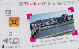 TARJETA TELEFONICA DE ALEMANIA. Telekom En El Sarre. A28 09.92 (459) - A + AD-Series : Werbekarten Der Dt. Telekom AG