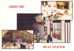 07 - EMPURANY : Hotel Restaurant " LE BEAU SEJOUR " ( M. Mme MINODIER ) - CPSM CPM Grand Format - Ardèche - Altri & Non Classificati