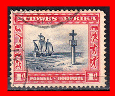 SOUTH AFRICA SELLO AÑO 1927-28  SINGLE, AFRIKAANS - Oficiales