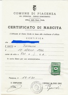 FISCAUX ITALIE TIMBRE COMMUNAL PICENZA  500 LIRE VERT  1991 - Sin Clasificación