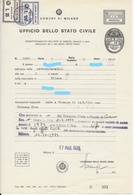 FISCAUX ITALIE TIMBRE COMMUNAL MILAN 15, 30, 35 Et 120 L1976 - Unclassified