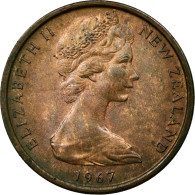 Monnaie, Nouvelle-Zélande, Elizabeth II, Cent, 1967, TB+, Bronze, KM:31.1 - Nouvelle-Zélande