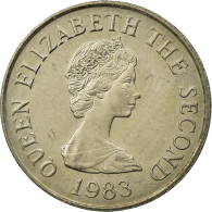 Monnaie, Jersey, Elizabeth II, 5 Pence, 1983, TTB, Copper-nickel, KM:56.1 - Jersey