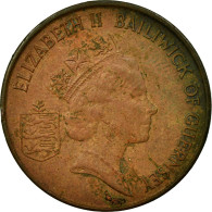 Monnaie, Guernsey, Elizabeth II, 2 Pence, 1988, TTB, Bronze, KM:41 - Guernsey