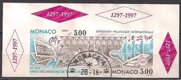 Monaco  (1996)  Mi.Nr.  2333 + 2334 B  Gest. / Used  (5bl-01.3) - Usados