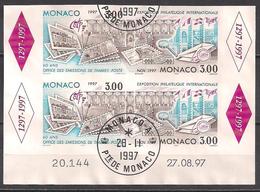 Monaco  (1996)  Mi.Nr.  2333 + 2334 B (2x) Gest. / Used  (5bl-01.4) - Usados