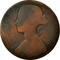 Monnaie, Grande-Bretagne, Victoria, Penny, 1863, B, Bronze, KM:749.2 - D. 1 Penny