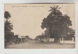 CPA CONAKRY (Guinée Française) - Boulevard Du Commerce - Guinée Française