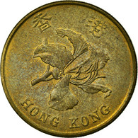 Monnaie, Hong Kong, Elizabeth II, 50 Cents, 1994, TTB, Brass Plated Steel, KM:68 - Hongkong