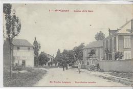 55 SPINCOURT . Avenue De La Gare , édit : Naudin Longuyon , écrite En 1907, état Extra - Spincourt