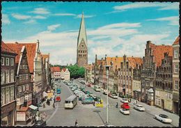 D-21335 Lüneburg - Am Sande - Johanniskirche - Cars - Cabrio - Opel Kapitän - VW-Bus - Ford Taunus - Lüneburg