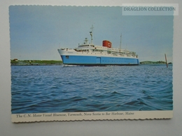 D162633   Nova Scotia Canada -  Yarmouth- FThe CN Motor Vessel BLUENOSE  - Bar Harbor - Ferry Bluenose - Yarmouth
