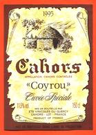 étiquette Magnum Vin De Cahors Coyrou Cuvée Spéciale 1995 Ets Vinicole à Cahors - 150cl - Cahors