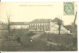 59 - FEIGNIES / ENTREE PAR LA ROUTE DE CROIX MESNIL - Feignies