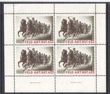 Schweiz Soldatenmarken Artillerie Feld Art. Rgt. 6 * Pferde Reiter Horses - Vignettes