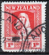 New Zealand 1929 King George V 1d Scarlet Stamp Inscribed Help Stamp Out Tuberculosis. - Ongebruikt