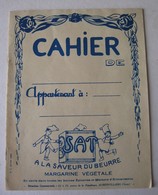 CAHIER ECOLE A LA SAVEUR DU BEURRE MARGARINE VEGETALE SAT LES AVIATEURS CELEBRES : COSTE - Kinder