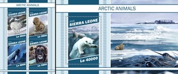 Sierra Leone 2018, Animals, Artic, Orcs, 4val In BF+BF - Arctic Wildlife