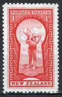 New Zealand 1935 Single Health Stamp Showing 'The Key To Health'. - Neufs