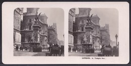 PHOTO STEREOSCOPIQUE - LONDON - TEMPLE BAR - VERY ANIMATED !! édit. Steglitz Berlin 1906 - Stereoscoop