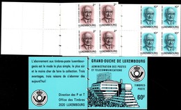 1986 Robert Schuman, 4 Carnets à 10 Timbres, Neuf, Michel:1156,1157, 2F&10F - Storia Postale