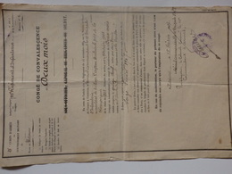 Congés De Convalescence De 2 Mois Au Soldat Lagrue De La 2 éme Cie De La Classe 1905 à Mamers (72) Le 15 Février 1907. - Documenten
