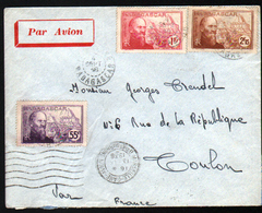 Enveloppe De Madagascar Pour Toulon, 1938 - Briefe U. Dokumente