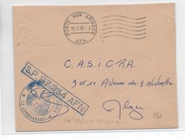 GUERRE D'ALGERIE - 1958 - ENVELOPPE FM De La 10° SECTION De COMA => ALGER - War Of Algeria