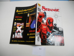 STRANGE EDITION SEMIC N°308  DEADPOOL  L'ARAIGNEE IRON MAN  LES VENGEURS TBE C1 - Strange