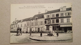 Soisy-sous-Montmorency - Place De La Fontaine Et Entrée De La Rue Blanche / Editions ELD N°24 - Soisy-sous-Montmorency