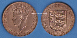 JERSEY 1947  GEORGE VI  1/12 SHILLING BRONZE  VERY FINE/SUPERB CONDITION PLEASE SEE SCAN - Jersey
