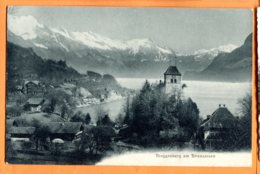 VAL115, Ringgenberg Am Brienzersee, 8396, R. Gabler, Circulée 1910 Cachet Hôtel Des Alpes Interlaken - Brienz