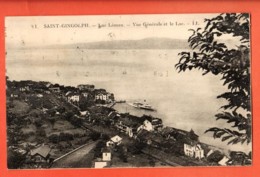 VAM-30 St.-Gingolph  Lac Léman Vue Générale Et Le Lac.  Circulé Avec Tampon Evian Sur Timbre Français. LL 1 - Saint-Gingolph