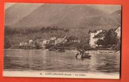 VAM-40 St.-Gingolph  Suisse, Barque, Le Lac Léman, Circulé 1925 Avec Timbre Français. Fauraz 14 - Saint-Gingolph