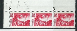 [27] Variété : N° 1972c Type Sabine GT Sans Phos Timbre Plus Petit + Normal + Timbre Plus Grand Se Tenant ** - Unused Stamps