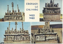 CPM  Saint Jean Trolimon   Tronoen  Le Calvaire Construit De 1450 à 1460 Les Différentes Faces Du Calvaire - Saint-Jean-Trolimon