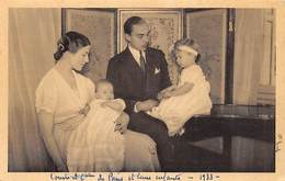 Thème Familles Royales   France:  La Comtesse Et Le Comte De Paris Et Leurs Enfants  1933(voir Scan) - Königshäuser